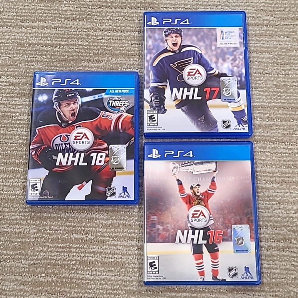 PS4 Game Hockey Game Lot
